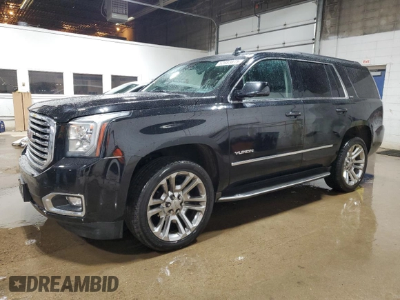 2016 GMC Yukon SLT with VIN 1GKS2BKC1GR440857, listed as a Copart auction lot 52683875 with 171,111 mi miles and Salvage Title. Bid and sale history available at carsss.com. Image 1.