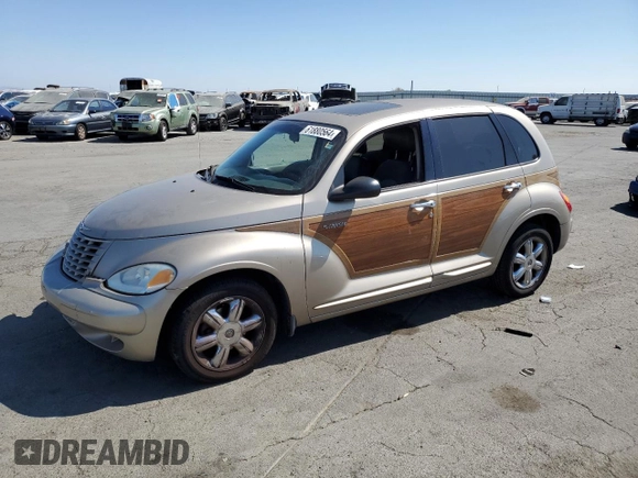 2003 Chrysler PT Cruiser Limited with VIN 3C8FY68B93T551433, listed as a Copart auction lot 61880564 with 136,935 mi miles and Salvage Title. Bid and sale history available at DreamBid. Image 1.