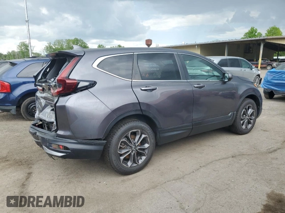 2020 Honda CR-V EX-L z VIN 2HKRW2H80LH685300, wystawiony jako Copart lot #56122345 z przebiegiem 55 198 mil mil oraz Szkoda całkowita • Salvage title. Historia ofert i sprzedaży dostępna na DreamBid. Obrazek 3.
