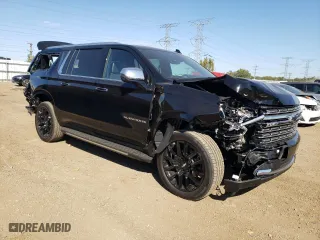 2024 Chevrolet Suburban Premier with VIN 1GNSKFKD3RR330205, listed as a Copart auction lot 72522494 with 776 mi miles and Salvage Title. Bid and sale history available at carsss.com. Image 4.