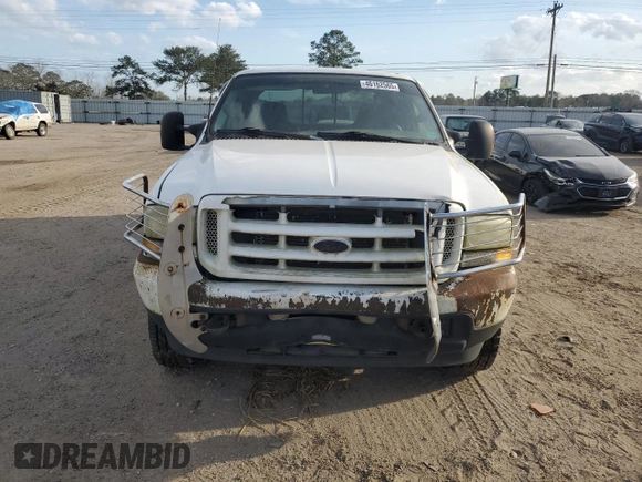 2003 Ford F-250 XL with VIN 1FTNW21P23ED61071, listed as a Copart auction lot 46162565 with 176,853 mi miles and Salvage title. Bid and sale history available at DreamBid. Image 5.