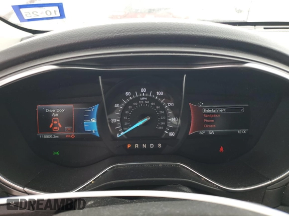 2016 Ford Fusion Titanium with VIN 3FA6P0K98GR245775, listed as a Copart auction lot 54717845 with 118,906 mi miles and Clean Title. Bid and sale history available at carsss.com. Image 9.