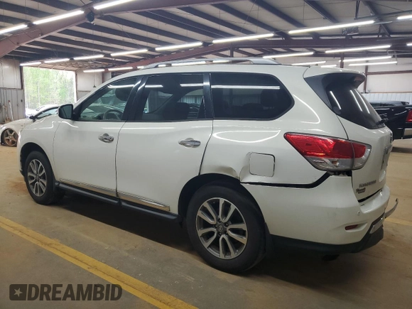 2013 Nissan Pathfinder SL with VIN 5N1AR2MN1DC634588, listed as a Copart auction lot 52020595 with 233,249 mi miles and Salvage Title. Bid and sale history available at carsss.com. Image 2.