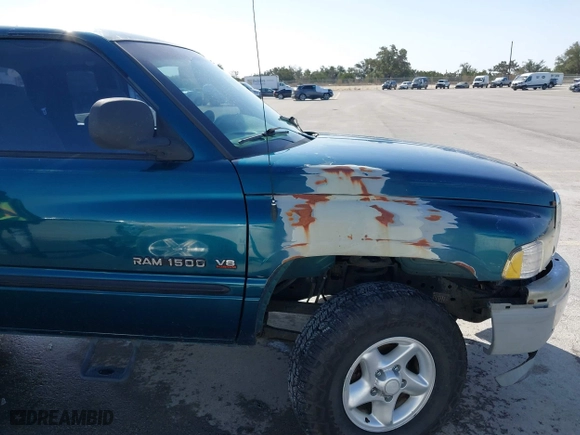 1999 Dodge Ram 1500 with VIN 1B7HF13Z5XJ547187, listed as a IAAI auction lot 41687655 with 187,722 mi miles. Bid and sale history available at carsss.com. Image 19.