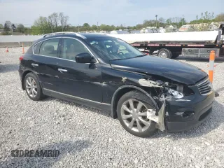 2011 Infiniti EX Journey with VIN JN1AJ0HR9BM854567, listed as a Copart auction lot 55018855 with 129,039 mi miles and Salvage title. Bid and sale history available at DreamBid. Image 4.