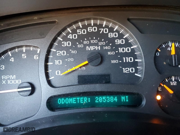 2003 GMC Sierra 1500 SLE with VIN 2GTEC19T131337902, listed as a Copart auction lot 42525395 with 205,384 mi miles and Salvage Title. Bid and sale history available at carsss.com. Image 9.