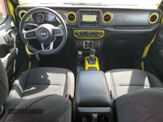 2023 Jeep Gladiator Overland with VIN 1C6HJTFG7PL564945, listed as a Copart auction lot 55837975 with 35,693 mi miles and Salvage title. Bid and sale history available at DreamBid. Image 8.