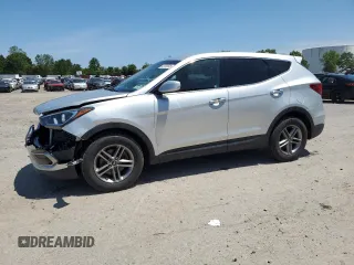 2017 Hyundai Santa Fe 2.4L with VIN 5XYZTDLB0HG466987, listed as a Copart auction lot 62330505 with 108,924 mi miles and Salvage title. Bid and sale history available at DreamBid. Image 1.