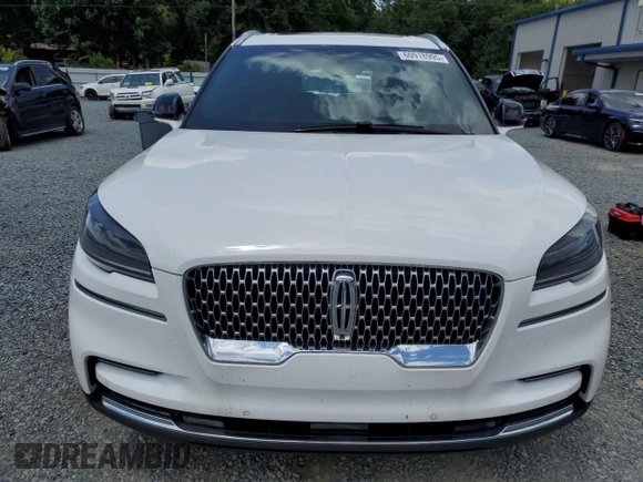 2023 Lincoln Aviator Reserve with VIN 5LM5J7WC0PGL05862, listed as a Copart auction lot 60918995 with 28,617 mi miles and Salvage title. Bid and sale history available at DreamBid. Image 5.