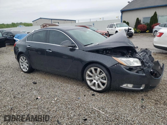 2012 Buick Regal Turbo Premium 3 with VIN 2G4GU5GV4C9144271, listed as a Copart auction lot 53874985 with 156,991 mi miles and Non repairable. Bid and sale history available at DreamBid. Image 4.