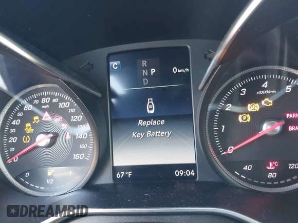 2017 Mercedes-Benz C 300 with VIN WDDWK4JB4HF550554, listed as a IAAI auction lot 41689430 with 34,536 mi miles and . Bid and sale history available at DreamBid. Image 7.
