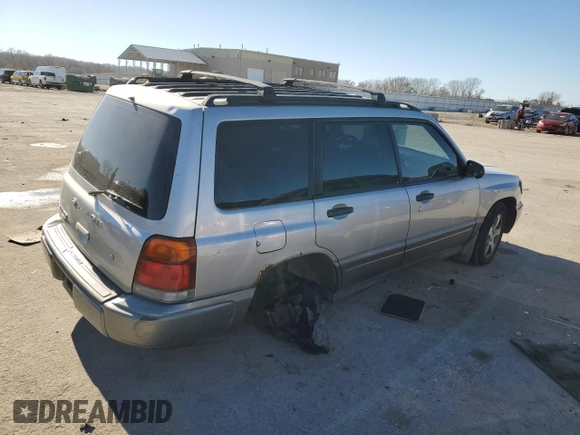 1999 Subaru Forester S with VIN JF1SF6559XH747645, listed as a Copart auction lot 83070134 with 0 mi miles and Salvage Title. Bid and sale history available at carsss.com. Image 3.