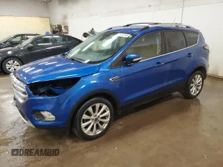 2017 Ford Escape Titanium with VIN 1FMCU0JD2HUD18852, listed as a Copart auction lot 48153745 with 138,858 mi miles and Clean Title. Bid and sale history available at carsss.com. Image 1.