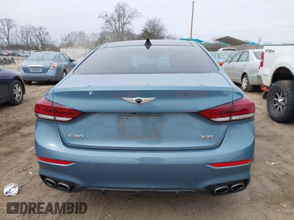 2018 Genesis G80 Sport z VIN KMHGN4JB6JU222877, wystawiony jako IAAI lot #41364724 z przebiegiem 133 550 mil mil oraz . Historia ofert i sprzedaży dostępna na DreamBid. Obrazek 17.