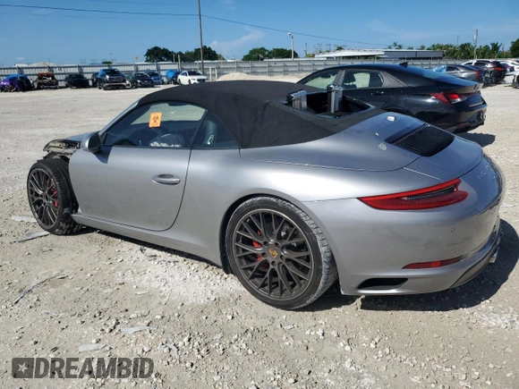 2017 Porsche 911 Carrera S with VIN WP0CB2A90HS155311, listed as a Copart auction lot 59953414 with 36,818 mi miles and Salvage Title. Bid and sale history available at carsss.com. Image 2.