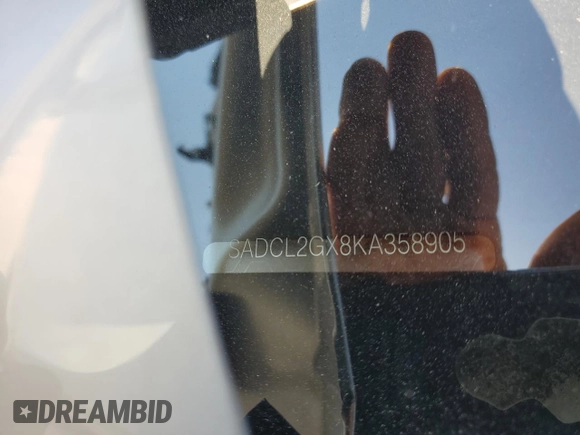 2019 Jaguar F-Pace 30t R-Sport with VIN SADCL2GX8KA358905, listed as a Copart auction lot 57285004 with 44,229 mi miles and Non repairable. Bid and sale history available at DreamBid. Image 12.