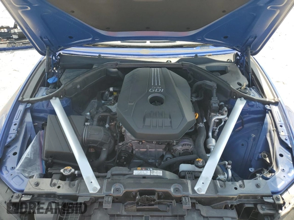 2023 Genesis G70 2.0T with VIN KMTG34TA9PU112334, listed as a Copart auction lot 67105774 with 8,369 mi miles and Salvage Title. Bid and sale history available at carsss.com. Image 11.