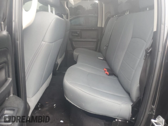 2018 Ram 1500 Express with VIN 1C6RR7FT8JS277905, listed as a Copart auction lot 57579305 with 76,450 mi miles and Salvage title. Bid and sale history available at DreamBid. Image 10.