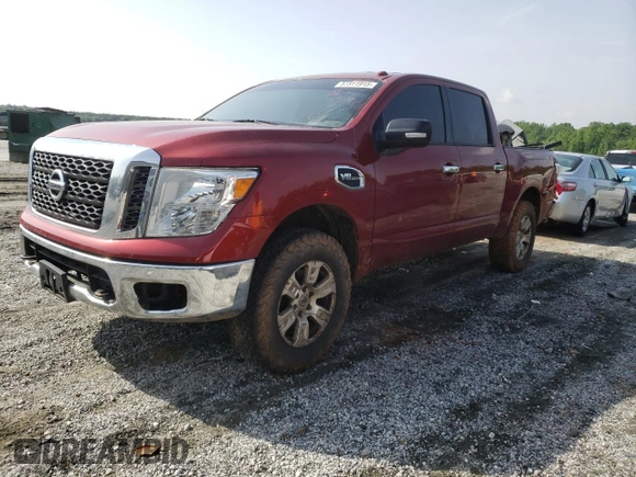 2017 Nissan Titan SV with VIN 1N6AA1EJ8HN573992, listed as a Copart auction lot 57311915 with 216,138 mi miles and Clean title. Bid and sale history available at DreamBid. Image 1.