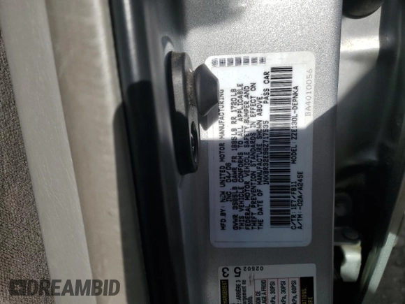 2006 Toyota Corolla CE with VIN 1NXBR32E96Z717535, listed as a Copart auction lot 62164035 with 213,836 mi miles and Clean title. Bid and sale history available at DreamBid. Image 12.