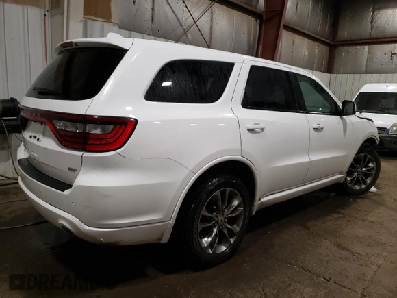 2019 Dodge Durango GT z VIN 1C4RDJDG4KC740581, wystawiony jako Copart lot #53248235 z przebiegiem 108 383 mil mil oraz Szkoda całkowita • Salvage title. Historia ofert i sprzedaży dostępna na DreamBid. Obrazek 3.