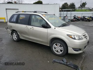 2005 Mazda MPV LX z VIN JM3LW28A950550462, wystawiony jako Copart lot #43802205 z przebiegiem 179 837 mil mil oraz Szkoda całkowita • Salvage title. Historia ofert i sprzedaży dostępna na DreamBid. Obrazek 4.