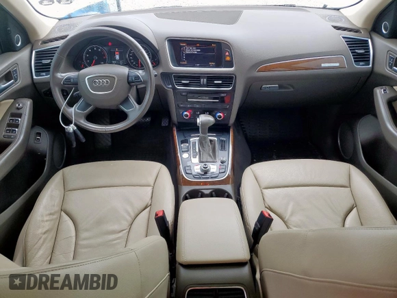 2015 Audi Q5 Premium Plus with VIN WA1LFAFP8FA059574, listed as a Copart auction lot 60562265 with 104,340 mi miles and Salvage title. Bid and sale history available at DreamBid. Image 8.