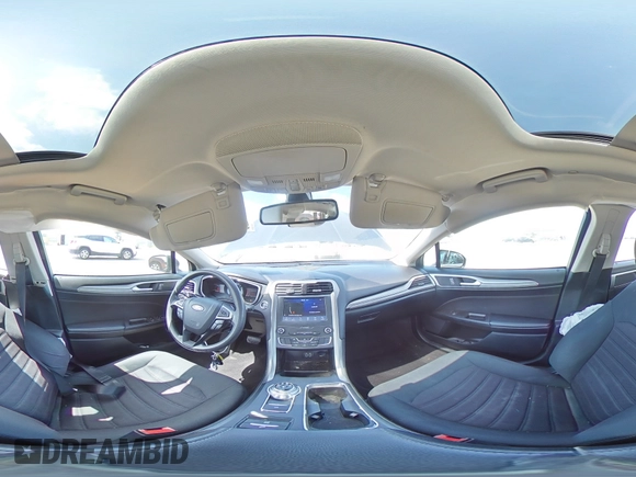 2020 Ford Fusion SE with VIN 3FA6P0LU2LR127623, listed as a Copart auction lot 55437075 with 92,450 mi miles and Salvage title. Bid and sale history available at DreamBid. Image 14.