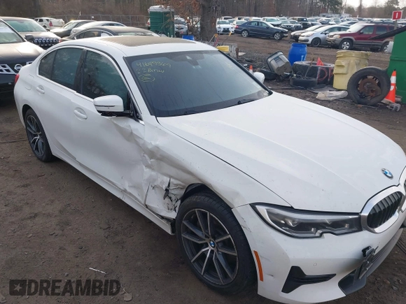 2022 BMW 3 Series 330i xDrive with VIN 3MW5R7J07N8C22774, listed as a IAAI auction lot 41649369 with 22,956 mi miles. Bid and sale history available at carsss.com. Image 6.