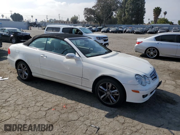 2006 Mercedes-Benz CLK 350 with VIN WDBTK56H26F190700, listed as a Copart auction lot 50798725 with 172,159 mi miles and Salvage Title. Bid and sale history available at DreamBid. Image 4.