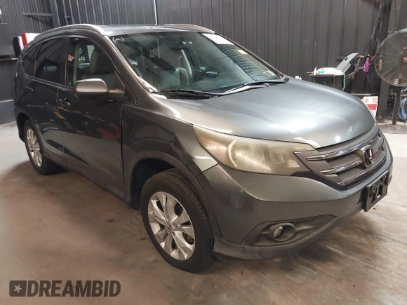 2012 Honda CR-V EX-L with VIN 2HKRM4H75CH619513, listed as a IAAI auction lot 42614822 with 116,903 mi miles and . Bid and sale history available at DreamBid. Image 1.
