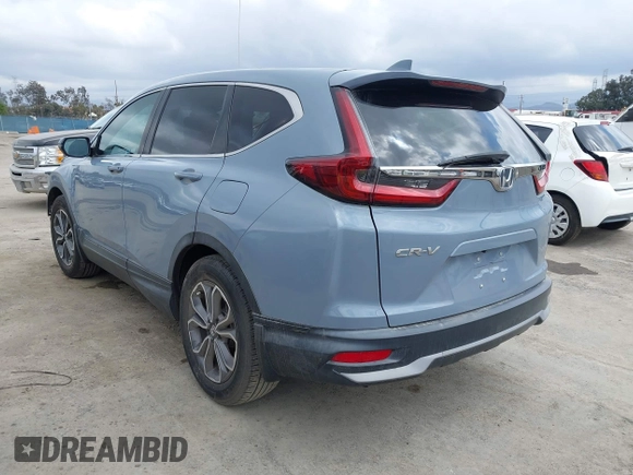 2020 Honda CR-V EX with VIN 7FARW1H58LE003895, listed as a IAAI auction lot 41841608 with 56,757 mi miles and . Bid and sale history available at carsss.com. Image 3.