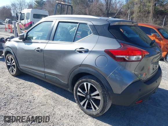 2020 Nissan Kicks SV with VIN 3N1CP5CV2LL518795, listed as a IAAI auction lot 41773647 with 95,924 mi miles and . Bid and sale history available at carsss.com. Image 3.