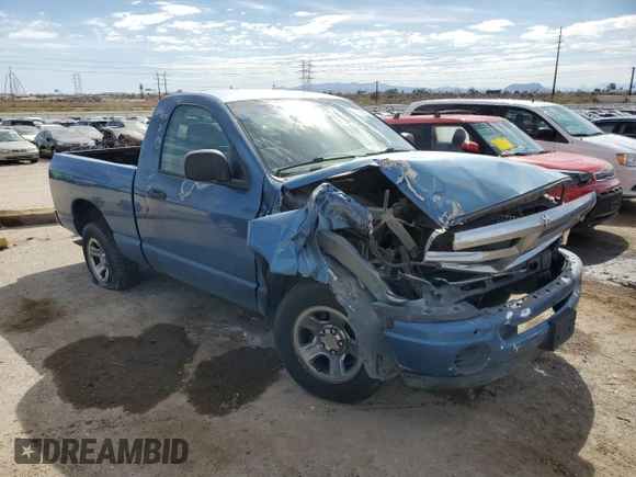 2005 Dodge 1500 SLT with VIN 1D7HA16N25J515422, listed as a Copart auction lot 50558225 with 105,919 mi miles and Salvage Title. Bid and sale history available at carsss.com. Image 4.