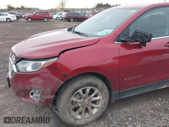 2018 Chevrolet Equinox LT with VIN 2GNAXSEV4J6168420, listed as a IAAI auction lot 41935793 with 136,791 mi miles and . Bid and sale history available at carsss.com. Image 6.