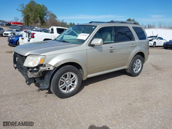 2010 Mercury Mariner Premier with VIN 4M2CN8HG4AKJ05736, listed as a IAAI auction lot 41744987 with 209,819 mi miles. Bid and sale history available at carsss.com. Image 18.