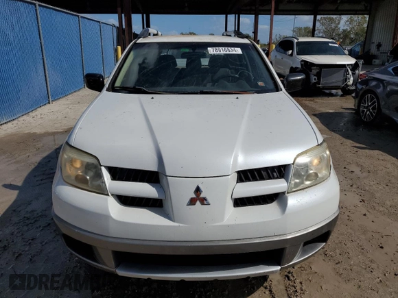 2005 Mitsubishi Outlander LS with VIN JA4LX31FX5U021252, listed as a Copart auction lot 78916834 with 169,790 mi miles and Salvage Title. Bid and sale history available at carsss.com. Image 5.