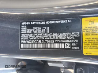 2020 MINI Hardtop 4 Door Cooper S with VIN WMWXU9C08L2L79368, listed as a Copart auction lot 50075945 with 40,472 mi miles and Salvage Title. Bid and sale history available at DreamBid. Image 14.