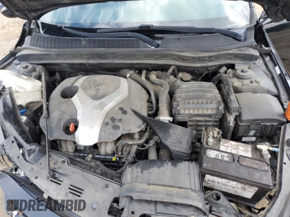 2015 Kia Optima SX Turbo with VIN 5XXGR4A62FG493749, listed as a Copart auction lot 58897855 with 151,744 mi miles and Salvage title. Bid and sale history available at DreamBid. Image 11.