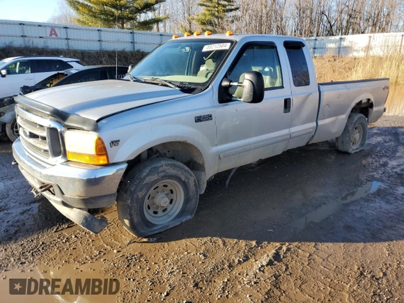 2001 Ford Super Duty F-250 XL with VIN 1FTNX21S81EC22917, listed as a Copart auction lot 85212504 with 258,040 mi miles and Clean Title. Bid and sale history available at carsss.com. Image 1.