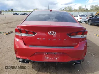 2018 Hyundai Sonata SEL z VIN 5NPE34AF1JH707992, wystawiony jako Copart lot #55262005 z przebiegiem 56 431 mil mil oraz Szkoda całkowita • Salvage title. Historia ofert i sprzedaży dostępna na DreamBid. Obrazek 6.
