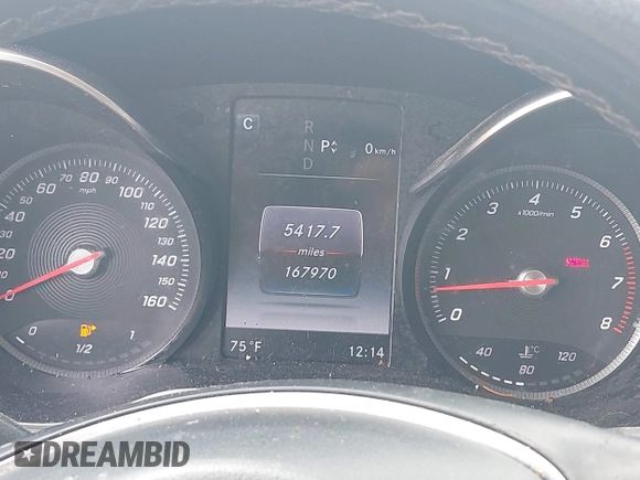 2016 Mercedes-Benz C 300 Luxury with VIN 55SWF4KB0GU098553, listed as a IAAI auction lot 42344188 with 167,970 mi miles and . Bid and sale history available at DreamBid. Image 15.