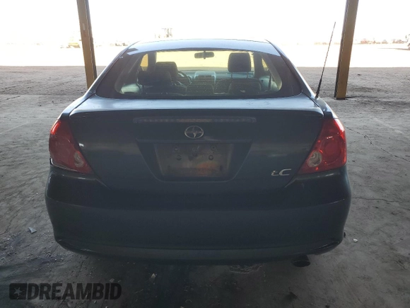 2005 Scion tC with VIN JTKDE177950027533, listed as a Copart auction lot 77613954 with 179,691 mi miles and Salvage Title. Bid and sale history available at carsss.com. Image 6.