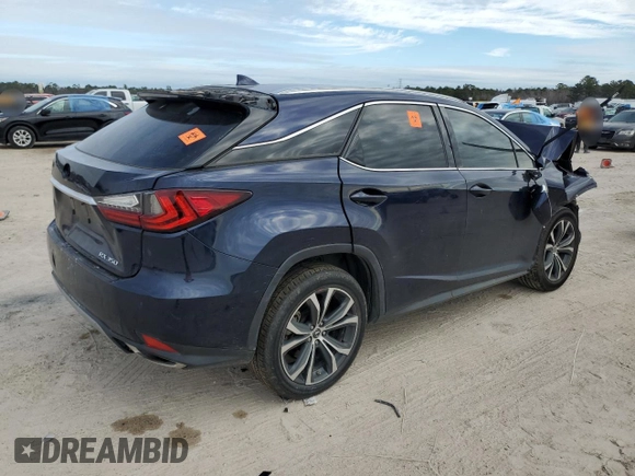 2022 Lexus RX with VIN 2T2HZMAA6NC236443, listed as a Copart auction lot 42442325 with 0 mi miles and Salvage Title. Bid and sale history available at carsss.com. Image 3.