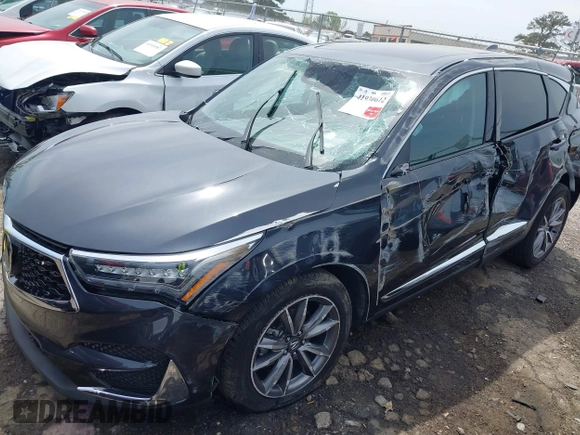 2021 Acura RDX w/Technology Package with VIN 5J8TC2H53ML048615, listed as a IAAI auction lot 41930612 with 52,218 mi miles. Bid and sale history available at carsss.com. Image 2.