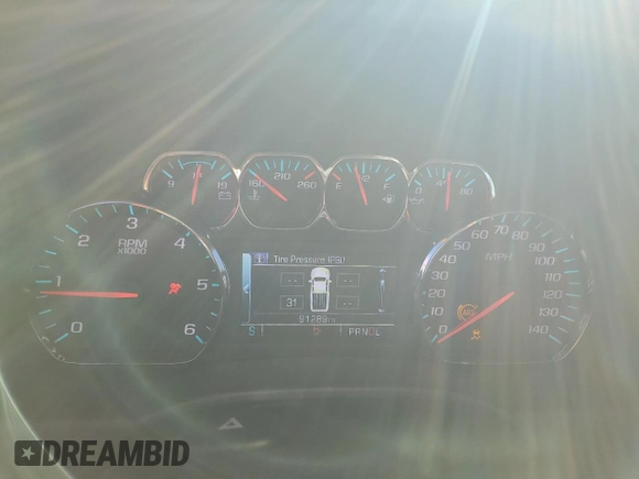 2018 Chevrolet Silverado 1500 LT with VIN 1GCUKREC5JF152017, listed as a Copart auction lot 85677374 with 91,289 mi miles and Salvage Title. Bid and sale history available at DreamBid. Image 9.