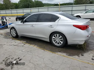 2015 Infiniti Q50 Premium with VIN JN1BV7APXFM344065, listed as a Copart auction lot 61859345 with 39,145 mi miles and Salvage title. Bid and sale history available at DreamBid. Image 2.