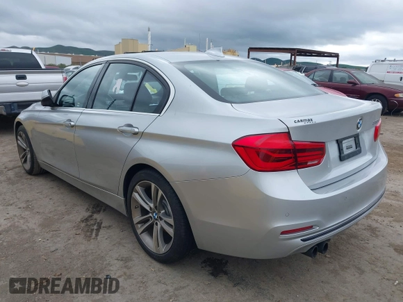 2017 BMW 3 Series 330i with VIN WBA8B9G34HNU52336, listed as a IAAI auction lot 41626509 with 79,786 mi miles. Bid and sale history available at carsss.com. Image 3.