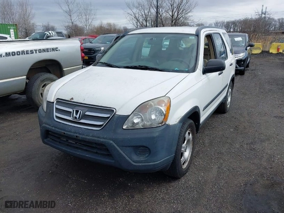 2006 Honda CR-V LX with VIN SHSRD68506U406846, listed as a IAAI auction lot 41735698 with 122,805 mi miles. Bid and sale history available at carsss.com. Image 2.