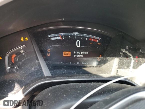 2019 Honda CR-V EX with VIN 7FARW1H52KE024241, listed as a Copart auction lot 46445733 with 54,145 mi miles and . Bid and sale history available at DreamBid. Image 9.